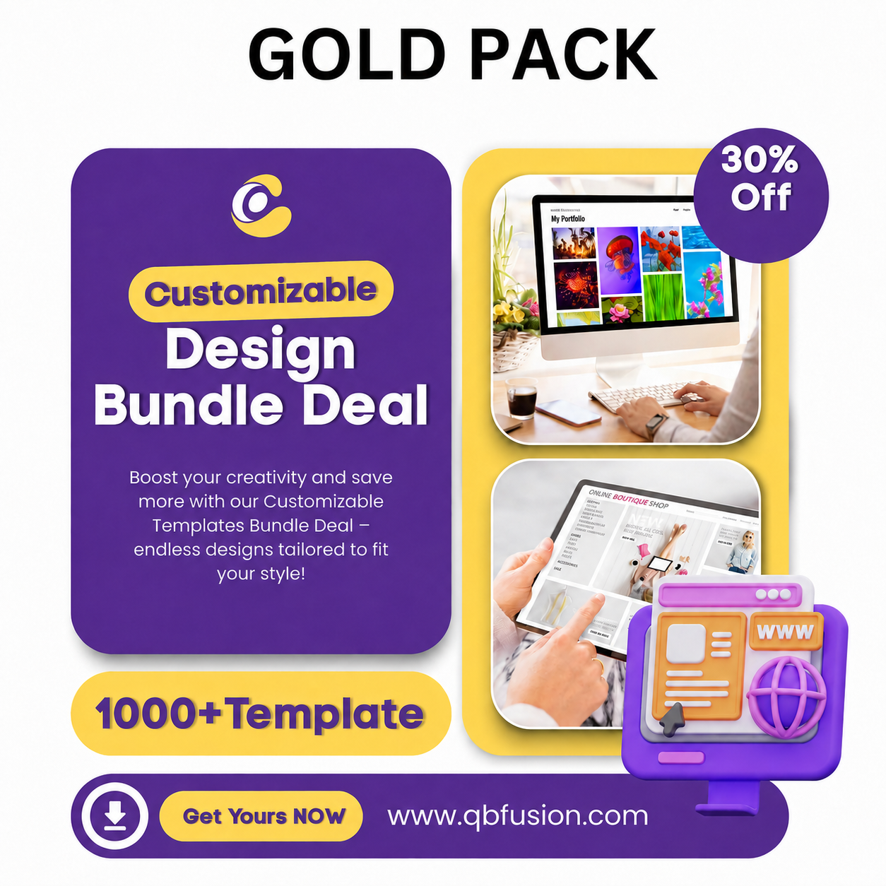 Gold Pack template bundle