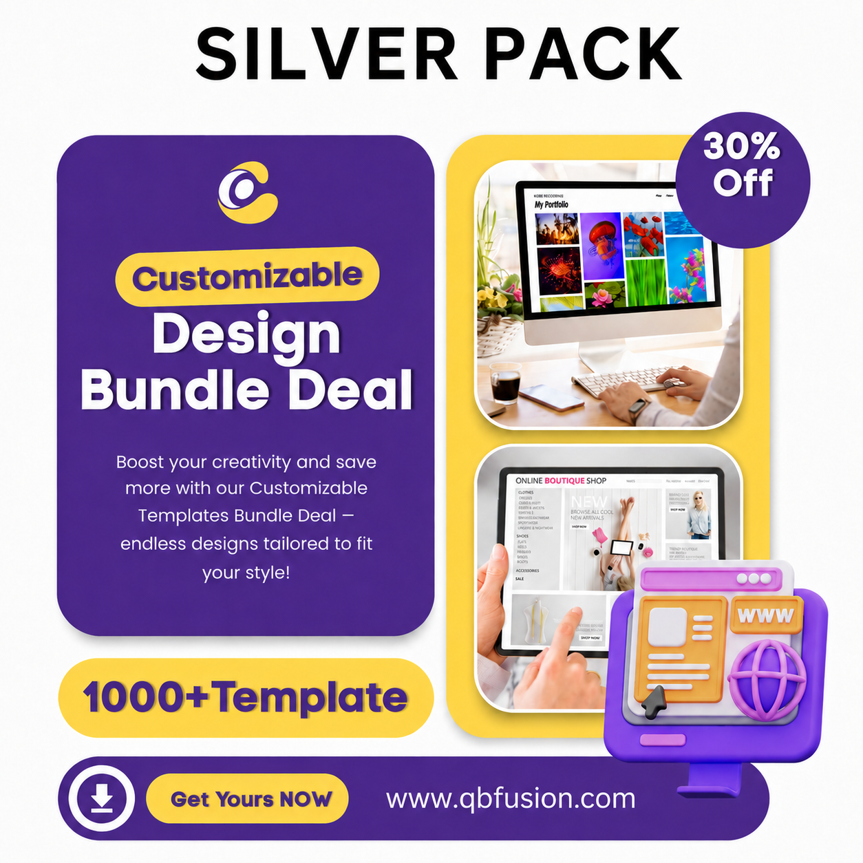 Silver Pack template bundle