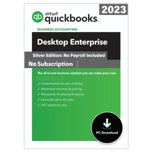 QuickBooks Desktop Enterprise 2023 | No Subscription Required