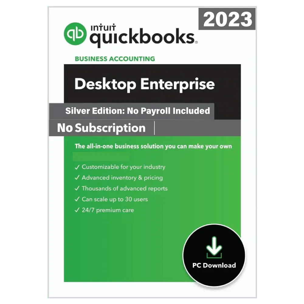 QuickBooks Desktop Enterprise 2023 | No Subscription Required