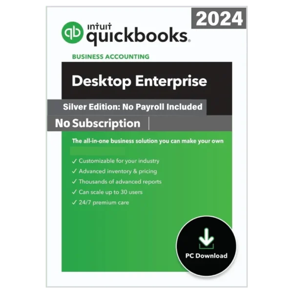 QuickBooks Desktop Enterprise 2024 | No Subscription Required